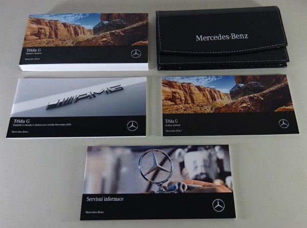 Složka Board + Návod k obsluze Mercedes-Benz G-Klasse W463 + AMG stál 01/2020