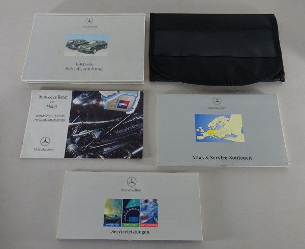 Bordmappe + Betriebsanleitung Mercedes E-Klasse W210 E200 240 280 320 von 8/1999