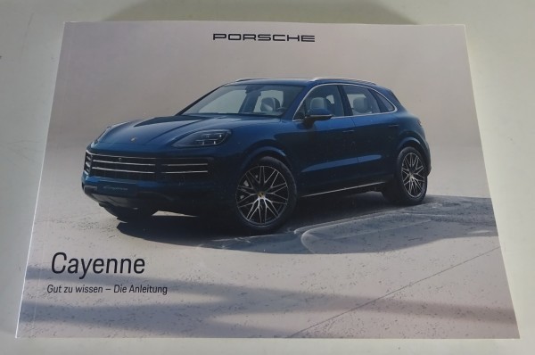 Betriebsanleitung Porsche Cayenne Typ PO536 Modelljahr 2025 Stand 08/2024