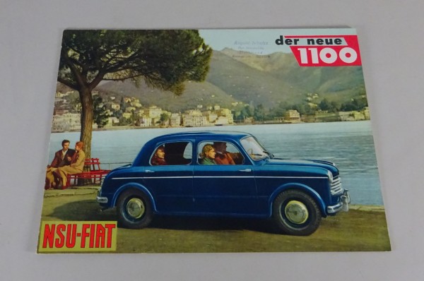 Prospekt / Broschüre NSU / Fiat 1100