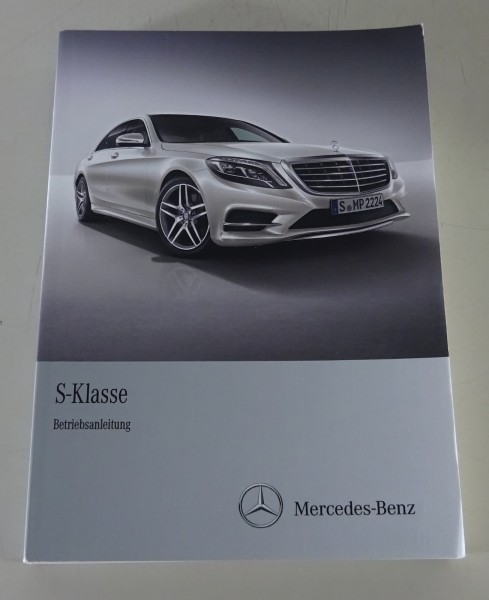 Betriebsanleitung Mercedes S-Klasse W 222 S 350 / 400 / 500 / 63 AMG von 2013