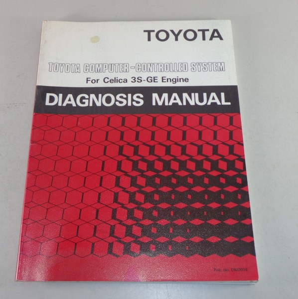 Diagnosis Manual Toyota Celica 3S-GE Engine Stand 1986