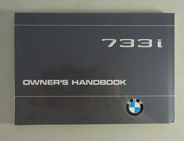 Betriebsanleitung BMW 7er E23 733i US-Modell Stand 08/1978