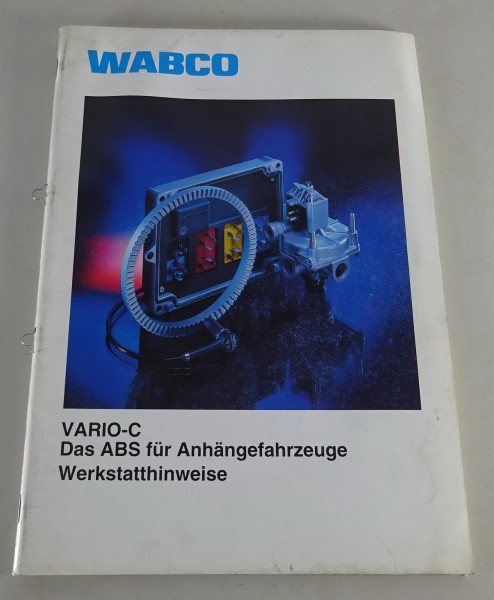 Werkstatthandbuch / Werkstatthinweise Webasto VARIO-C ABS für Anhängefahrzeuge