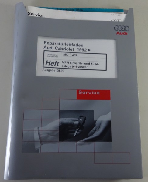 Werkstatthandbuch Audi Cabriolet MPFI Einspritz- / Zündanlage ( 6-Zyl.) ab 1999