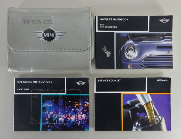 Owner's Manual + Wallet Mini One / Cooper / S + Cabrio / Convertible from 2006