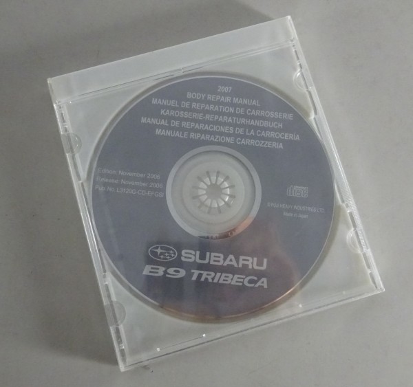 Werkstatthandbuch auf CD Subaru B9 Tribeca - Karosserie Reparatur 2007