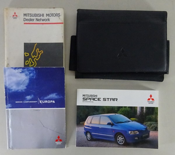 Bordmappe mit Betriebsanleitung / Handbuch Mitsubishi Space Star Stand 1998