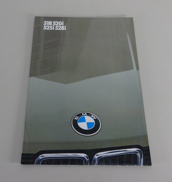 Prospectus / Broschure BMW 5 Series E28 518 / 520i / 525i / 528i from 01/1982