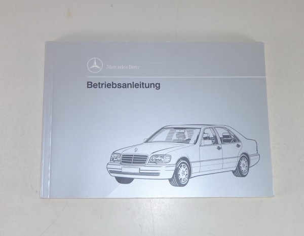 Betriebsanleitung / Handbuch Mercedes W140 S-Klasse S 350 Turbodiesel Stand 1992