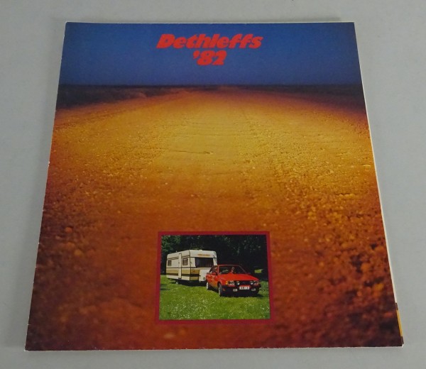 Preisliste / Prospekt Dethleffs Wohnwagen Camper / Nomad Luxus etc. Stand 1982