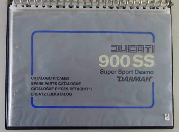 Teilekatalog / Parts List Ducati 900 SS Super Sport Desmo "Darmah" | Stand 1980