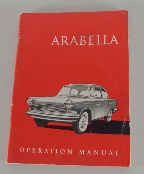 Owner's Manual / Handbook Lloyd Arabella 1959 - 1963