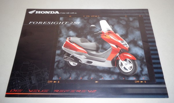 Prospekt Prospektblatt Honda Foresight 250