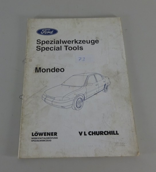 Technische Information Spezialwerkzeuge Ford Mondeo