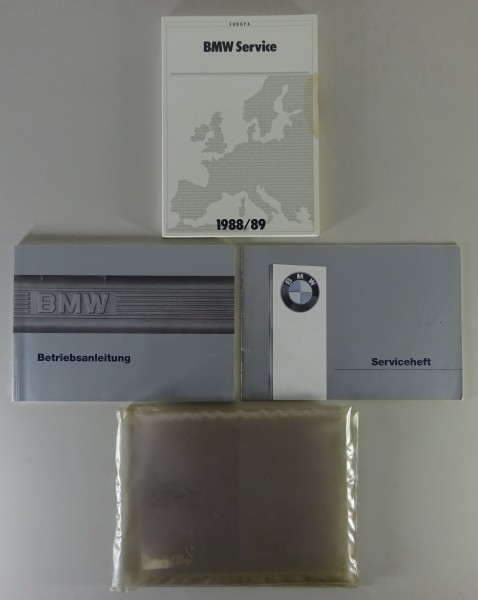 Bordmappe + Betriebsanleitung / Handbuch BMW 3er E30 inkl. Cabrio Stand 1987