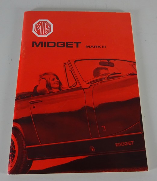 Betriebsanleitung / Handbuch MG Midget Mark III (GAN5) Stand 1971 - Deutsch