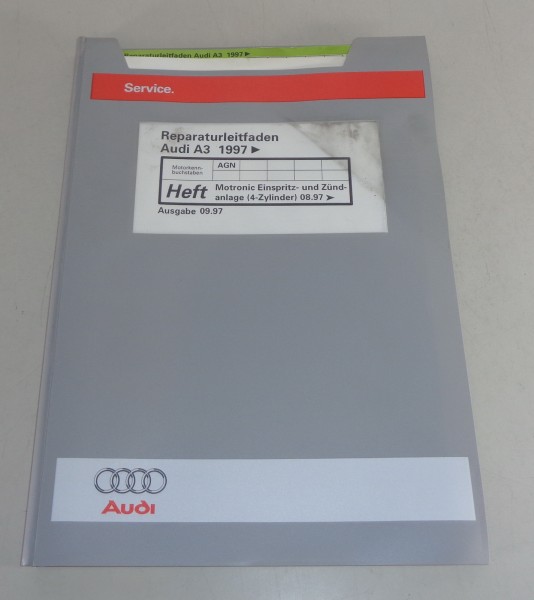 Werkstatthandbuch Audi A3 ab 1997 Motronic Einspritz- & Zündanlage Stand 9/1997