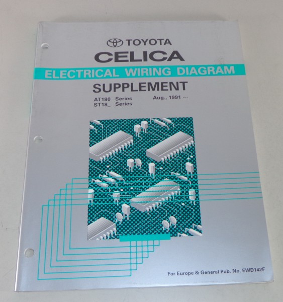 Workshop Manual Toyota Celica electrical wiring diagram Supplement 08/1991