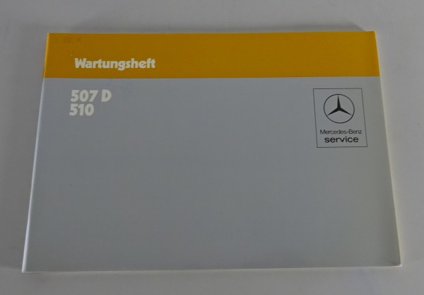 Scheckheft / Wartungsheft blanko Mercedes-Benz DüDo Transporter T2 von 02/1986