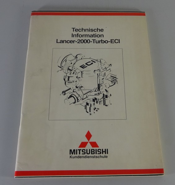 Werkstatthandbuch Technische Informationen Mitsubishi Lancer 2000 Turbo ECI