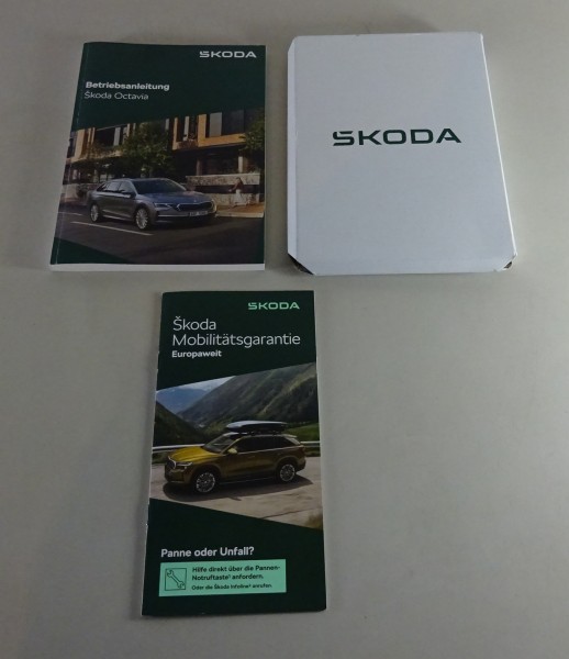 Bordmappe + Betriebsanleitung / Handbuch Skoda Octavia IV Typ NX Stand 11/2025