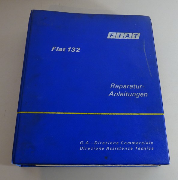 Werkstatthandbuch / Reparaturhandbuch Fiat 132 Stand 10/1973