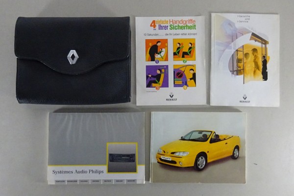 Bordmappe + Betriebsanleitung Renault Megane Cabriolet / Cabrio Stand 1996