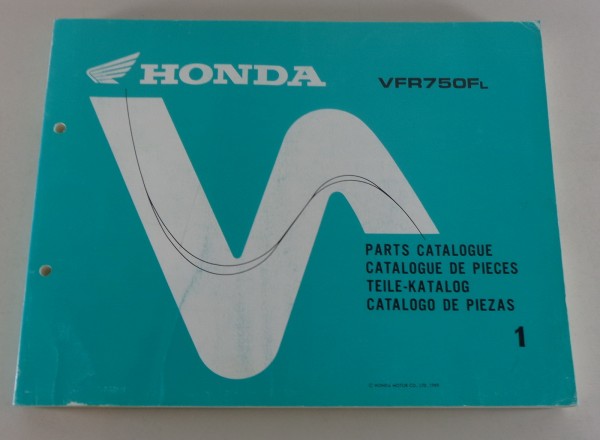 Teilekatalog / Parts Catalog Honda VFR 750 F von 1989