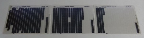 Microfich Werkstatthandbuch elektrische Anlage Mercedes-Benz S-Klasse W140 1999