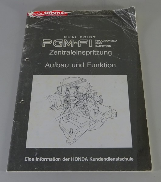 Werkstatthandbuch / Technische Info Honda Civic PGM-FI Zentraleinspritzung 1989