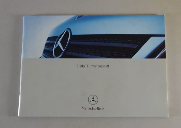 Scheckheft / Wartungsheft Mercedes Benz Sprinter Typ 901 - Blanko