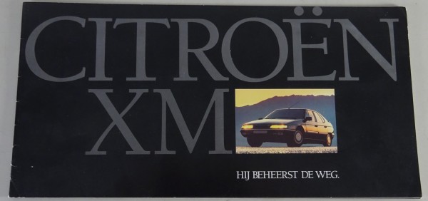 Prospekt / Broschüre | Citroen XM | Niederländisch