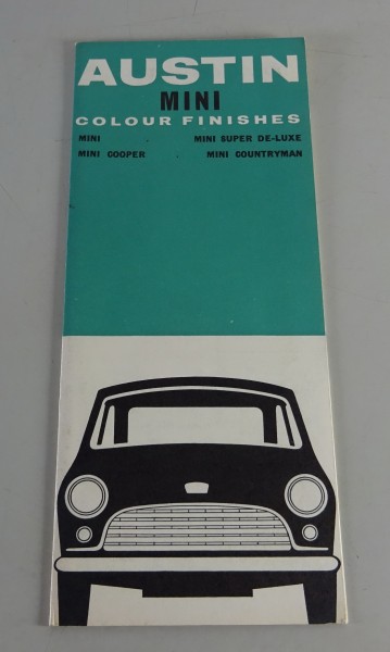 Farbmuster Austin Mini / Cooper / Super DE-Luxe / Countryman - original