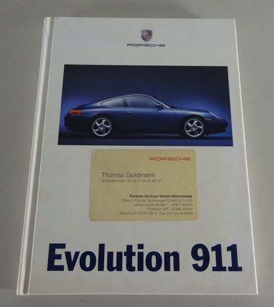 Prospekt / Broschüre „Evolution 911“ Porsche 911 Carrera Typ 996 Stand 06/1997