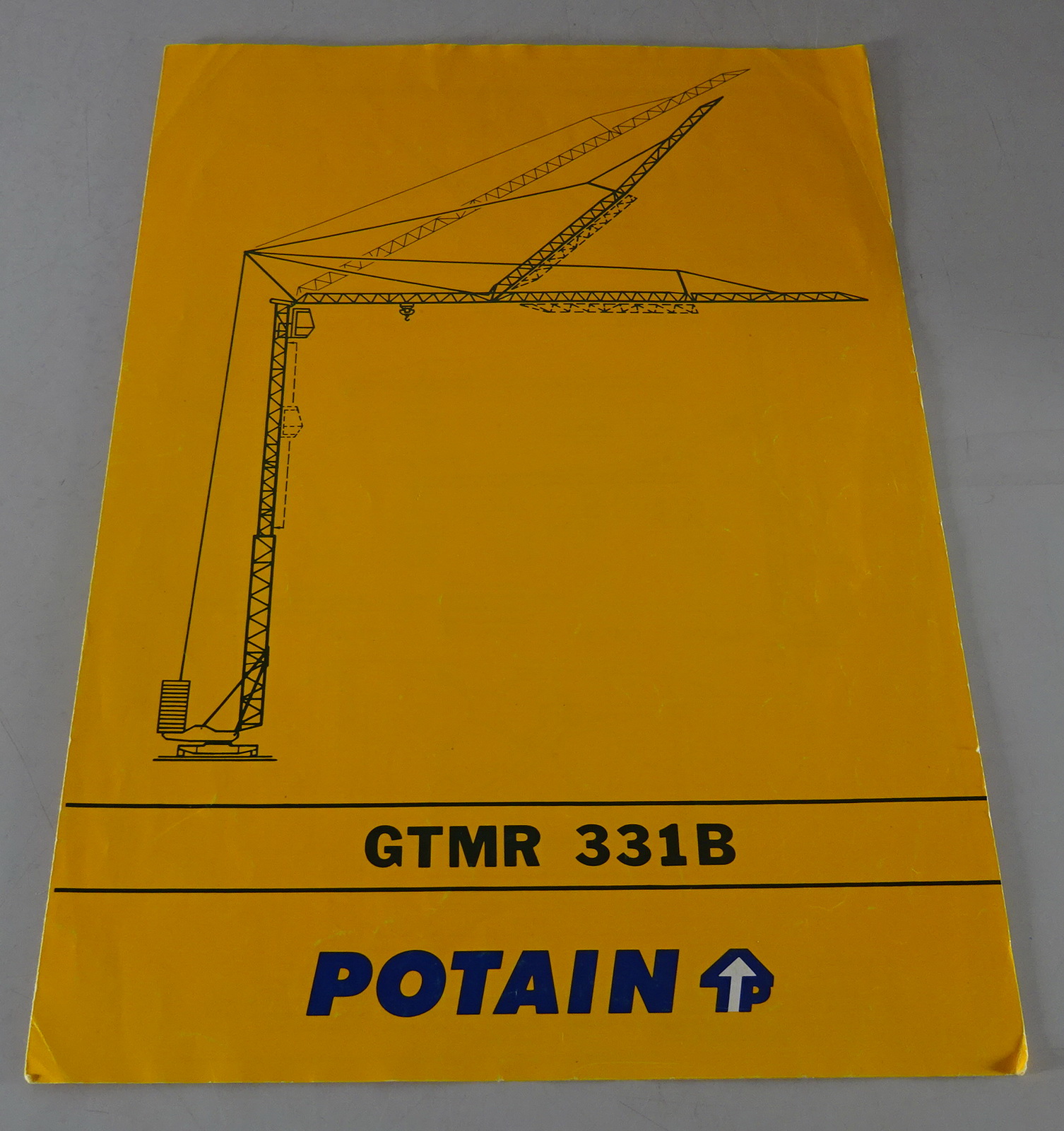 Datenblatt / Data Sheet / Fiche De Données Potain Turmdrehkran GTMR 331 ...