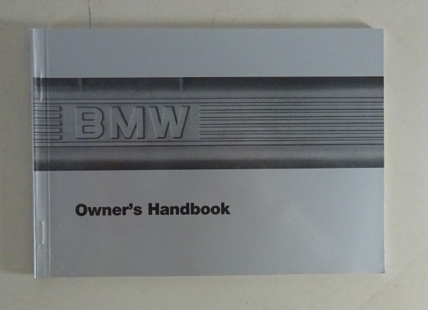 Owner´s Manual / Handbook BMW 7-Series E32 735i US-Modell Stand 08/1986