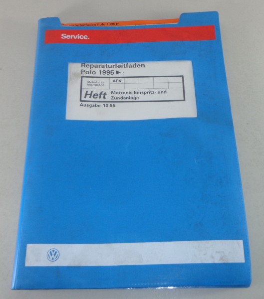 Werkstatthandbuch VW Polo 6N Motronic Einspritz- und Zündanlage von 10/1995