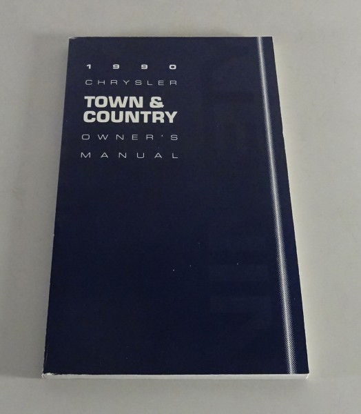 Owner´s Manual / Handbook Chrysler Town & Country Stand 1990