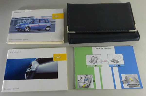 Bordmappe + Betriebsanleitung / Handbuch Opel Meriva A Stand 09/2003