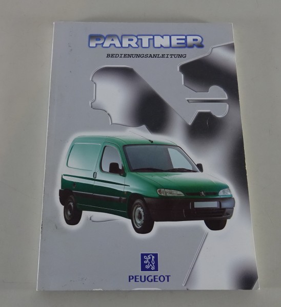 Betriebsanleitung / Handbuch Peugeot Partner von 06/1997