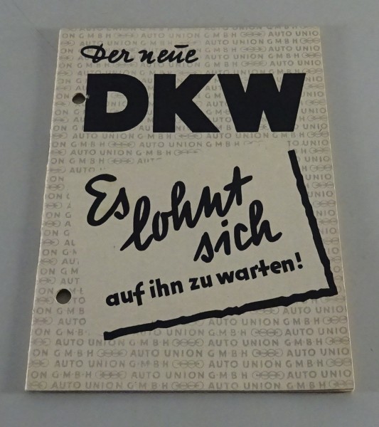 Prospekt / Broschüre DKW F89 Stand 1950