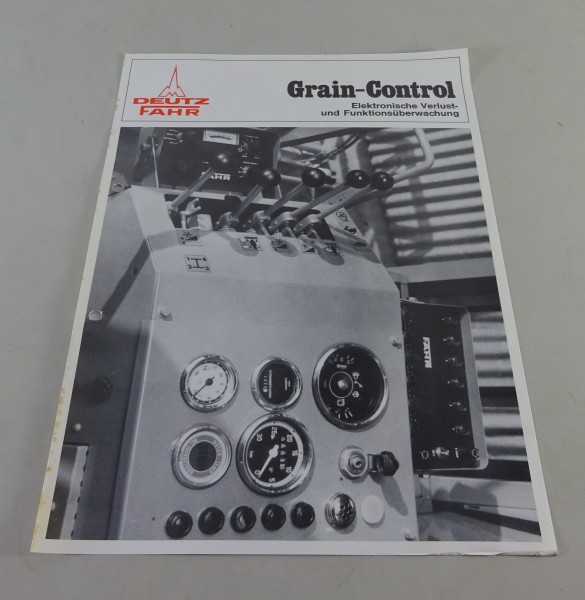 Prospektblatt Deutz-Fahr Grain-Control Stand 04/1978
