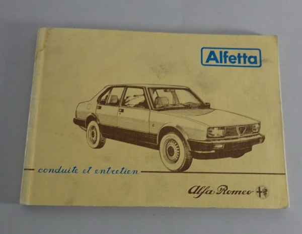 Mode d'emploi / manuel Alfa Romeo Alfetta 1.6 / 1.8 / 2.0 à partir du 05/1983