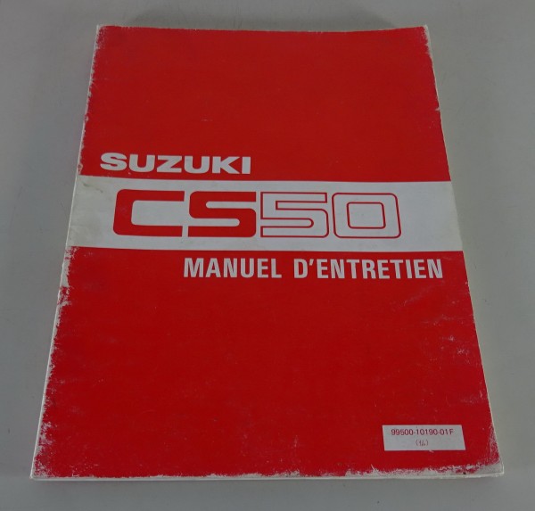 Werkstatthandbuch / Manuel D´entretien / Suzuki CS 50 / Roadie / Stand 03/1982