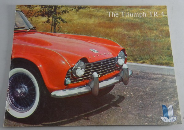 Prospekt / Brochure Triumph TR 4 USA-Version Stand 10/1961