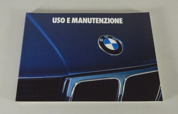 Uso e manutenzione BMW Serie 5 E34 520i / 525i / 530i / 535i / 524td '08/1989