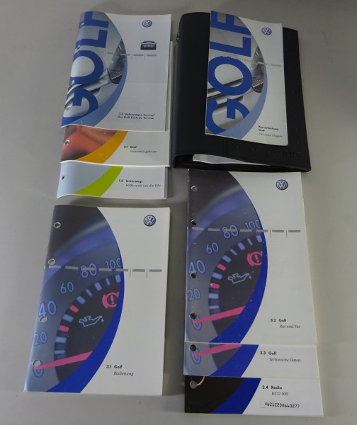 Bordmappe + Betriebsanleitung / Handbuch VW Golf V / 5 Stand 12/2003