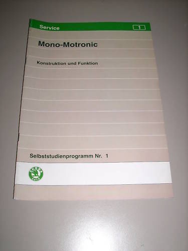 Selbstudienprogramm SSP 1 Skoda Favorit Konstruktion + Funktion Stand 01/ 1993