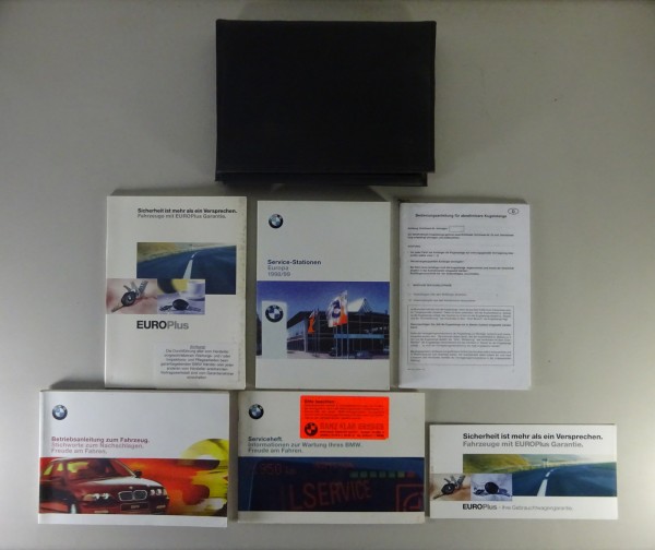 Bordmappe + Betriebsanleitung BMW 3er E46 Limousine 316i - 320d Stand 11/1998